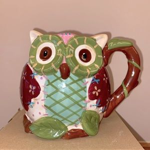 Pier 1 Olli the Owl Mug - Hand Painted 20oz